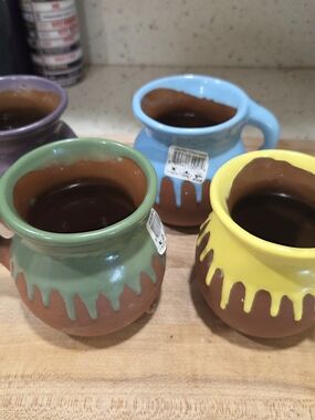 Jarritos - Handmade Ceramic Mexican Mugs Set - New